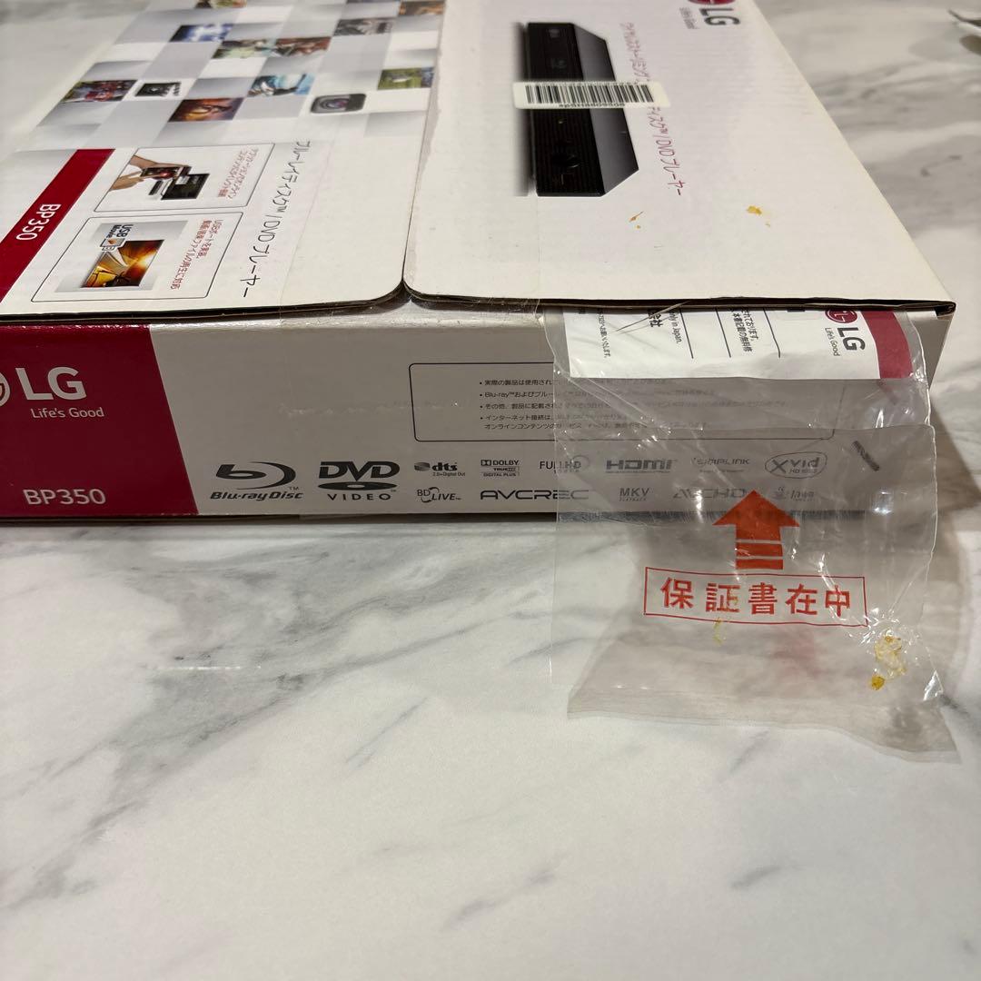 【新品未開封】LG ブルーレイプレーヤー BP350