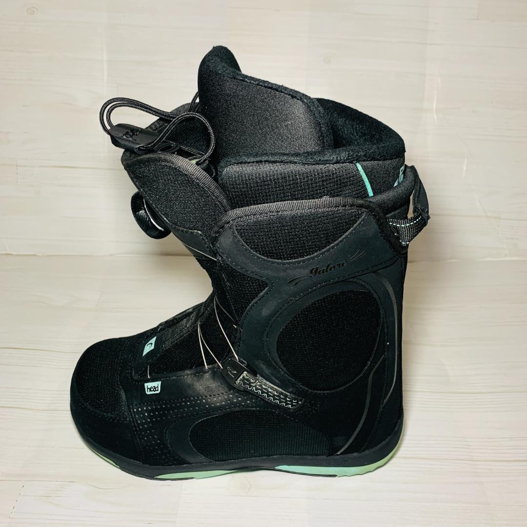 女性用スノーボードブーツ Boaシステム ブラック #0295