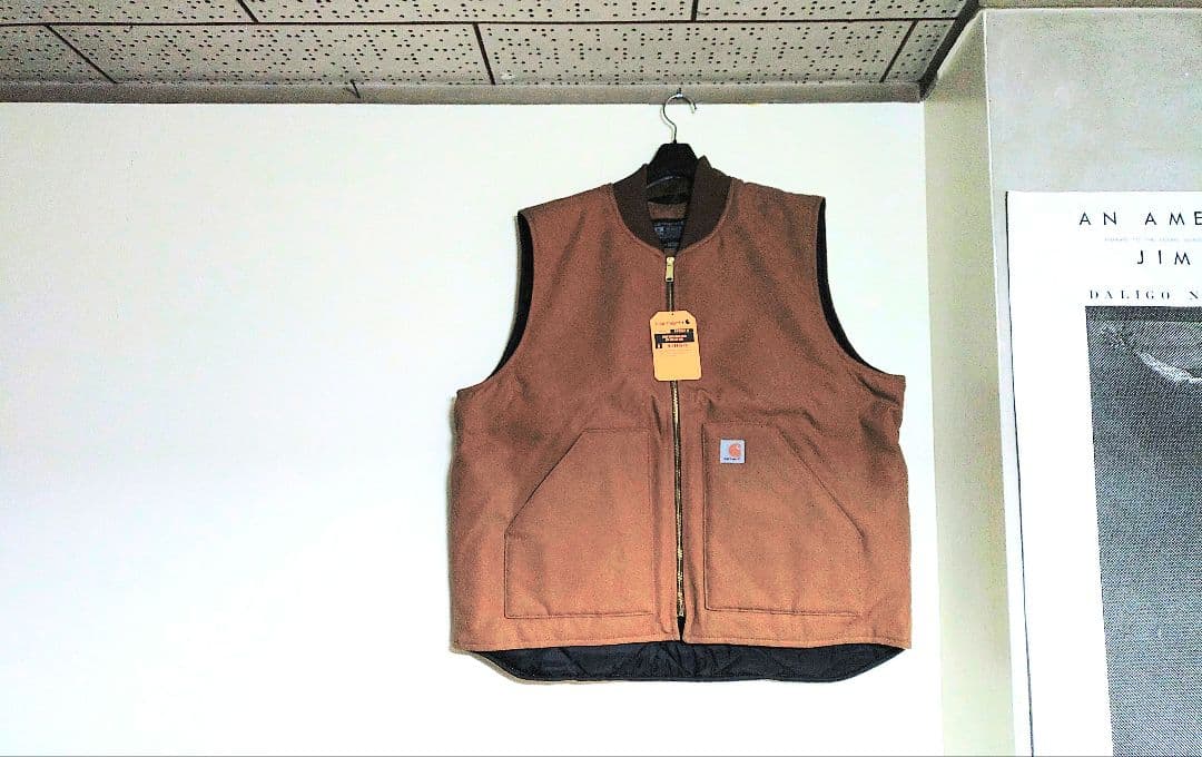✨❒Carhartt ブラウン ダックベスト【新品未使用】タグ付き