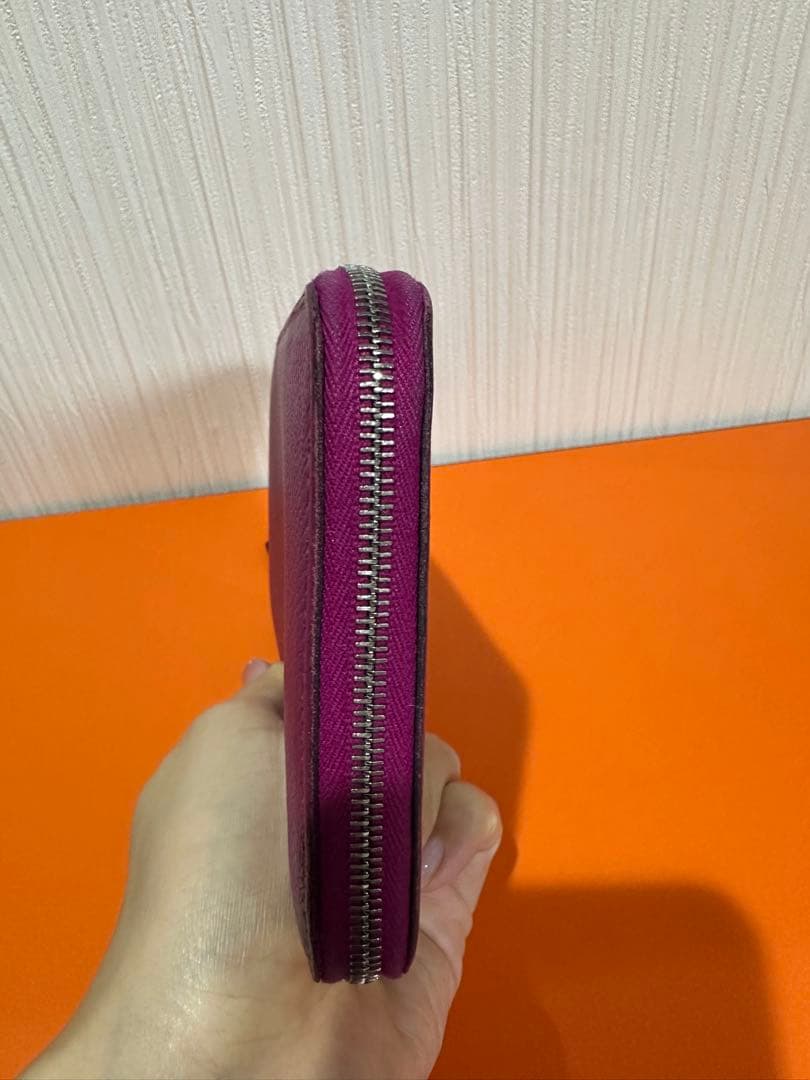 HERMES♡エルメス♡シルクイン♡紫♡パープル♡長財布