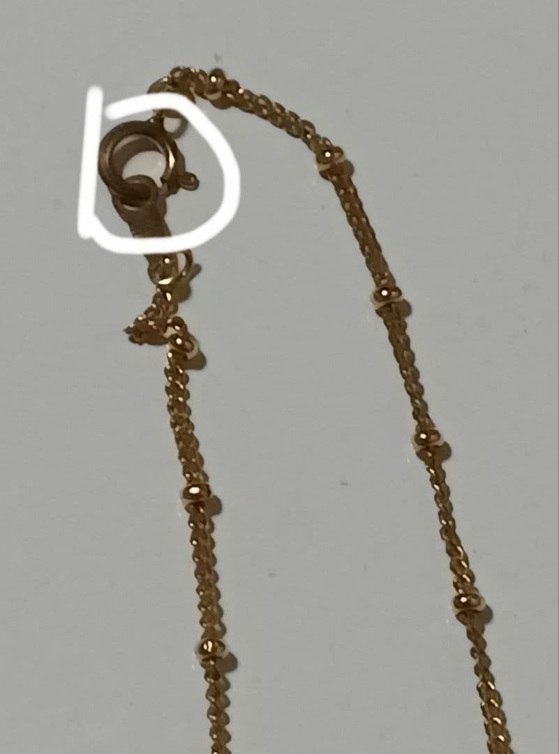 尾*る様 1/20 14K ネックレス