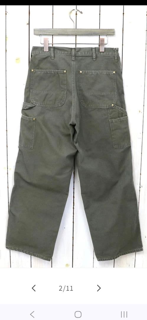 orSlow/ダッズ フィット ペインターパンツ ARMY GREEN　S（1）