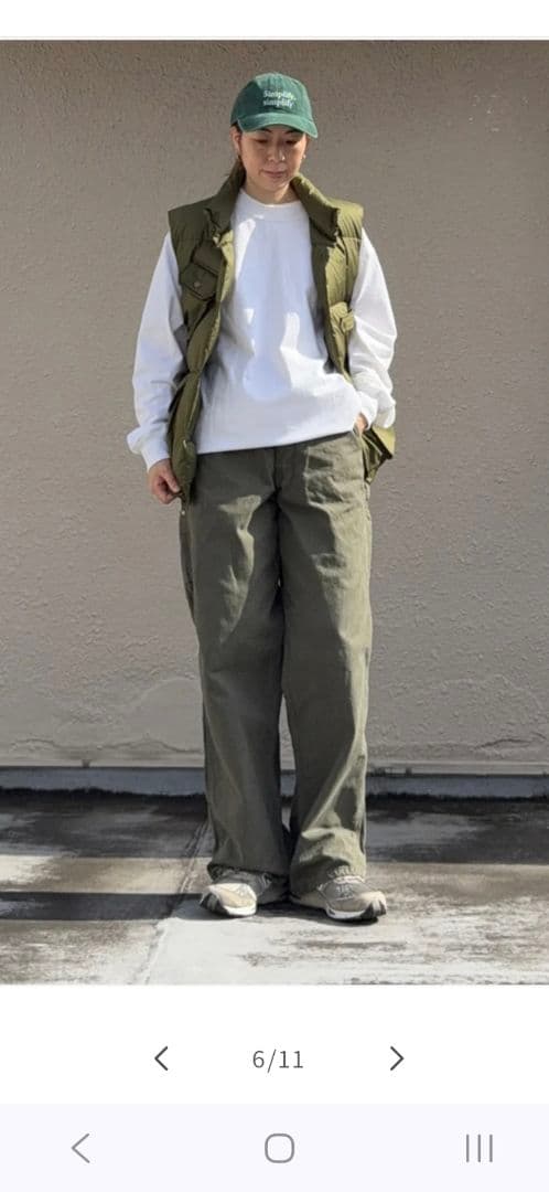 orSlow/ダッズ フィット ペインターパンツ ARMY GREEN　S（1）