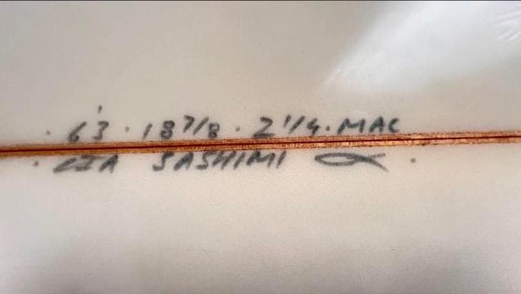 Al Merrick チャンネルアイランド 6’3 Fin付き　手渡しのみ