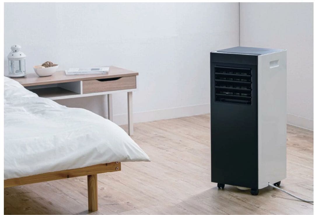 移動式スポットエアコン 除湿・冷房・送風機能 QUADS 置き型 リモコン対応