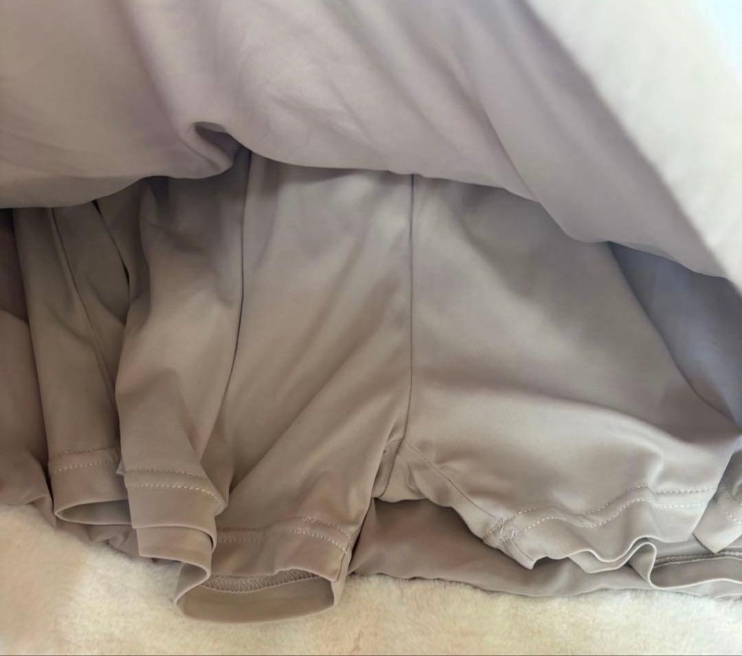 RIENDA GOLF ファーキルティングジャケットスカート　セットアップダウン