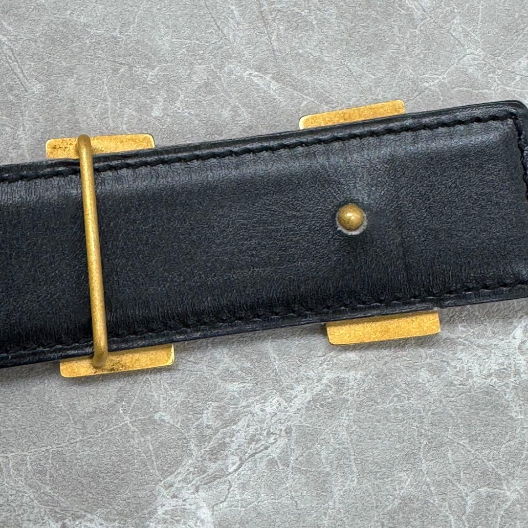 【美品】人気サイズ・カラー♡コンスタンス　Hベルト70ベージュ系箱付き　ゴールド