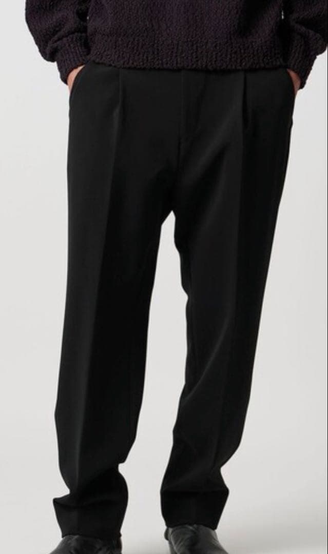 【美品】<H>DOUBLE CLOTH AMF 1P TAPERED PANTS