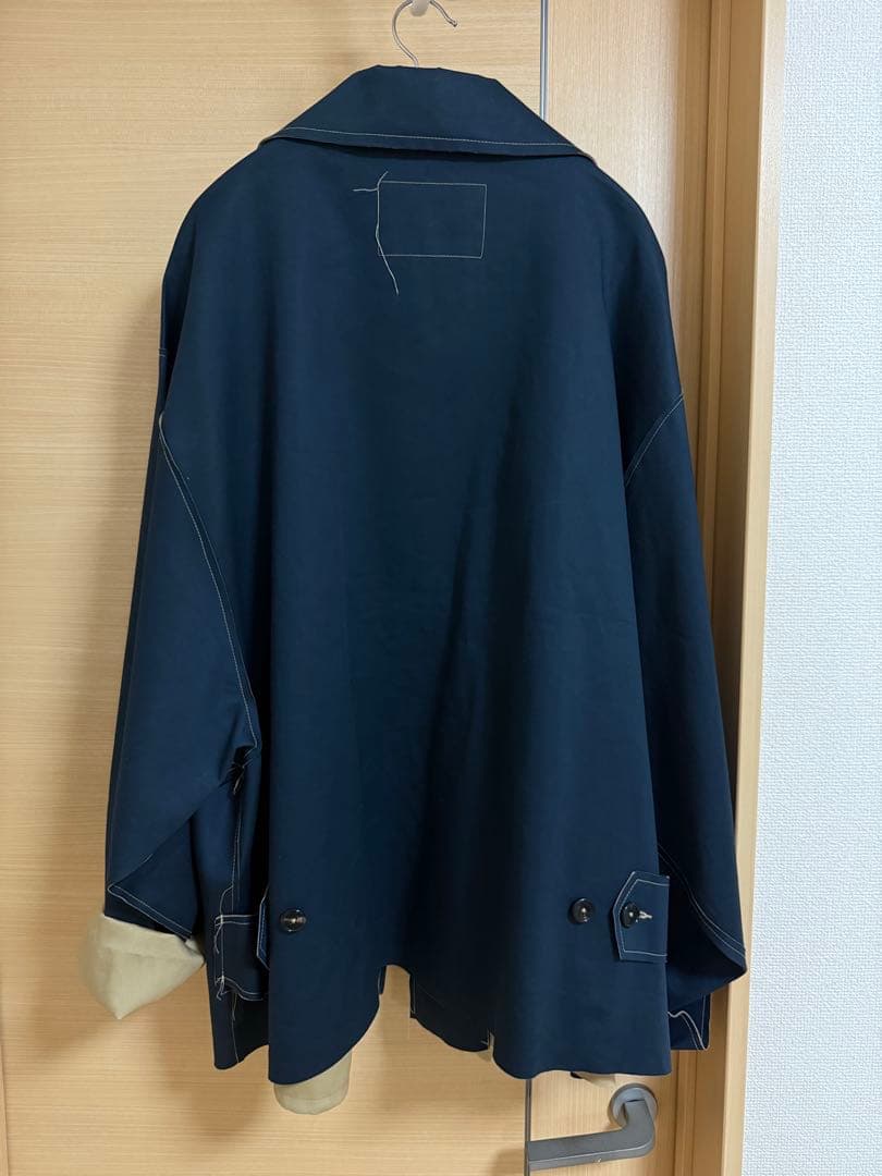 ジャケット・アウター CAMIEL FORTGENS OVERSIZESHORT MACKINTOSH