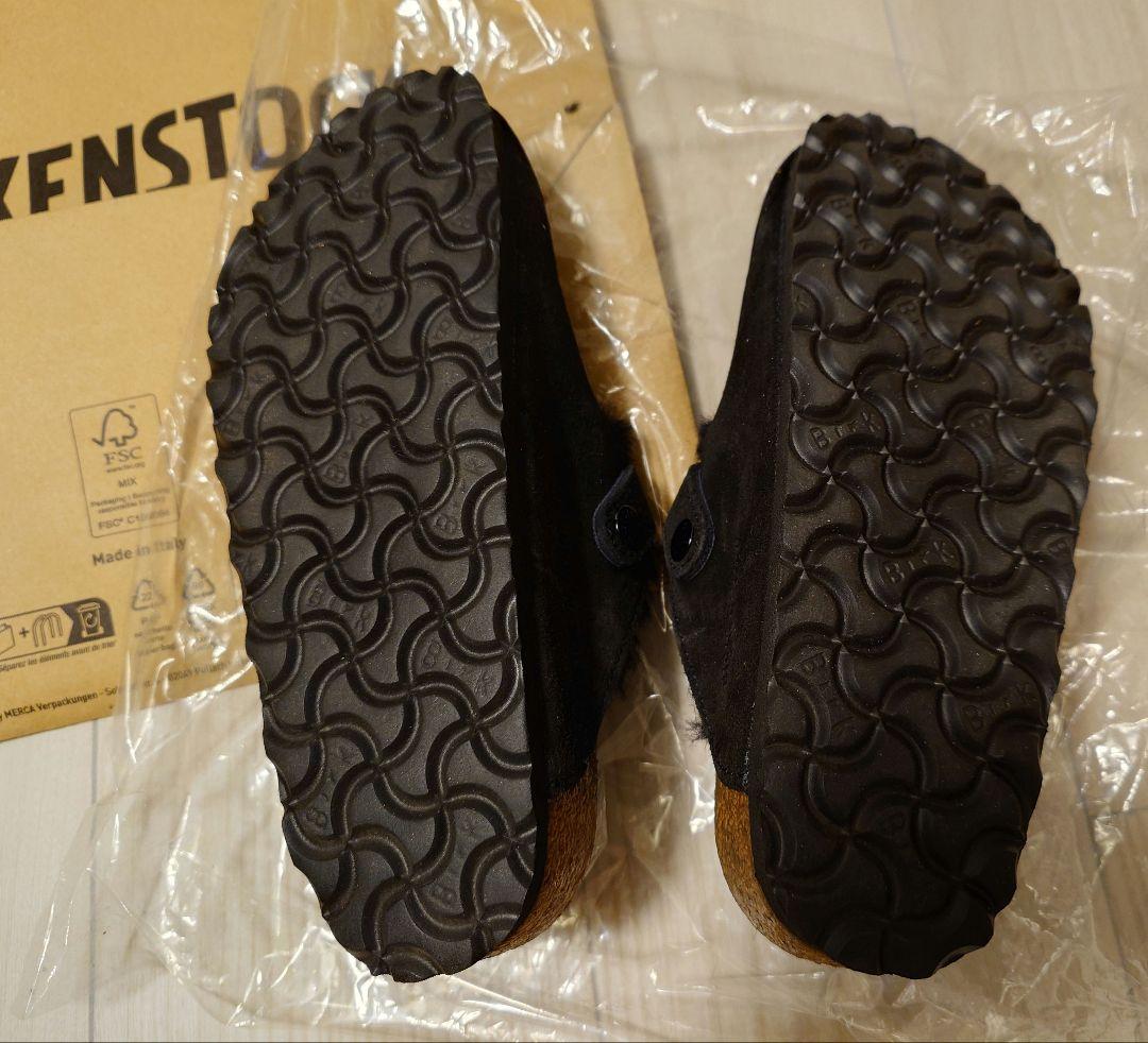 新品☆BIRKENSTOCK ボストン シアリング 35 ブラック