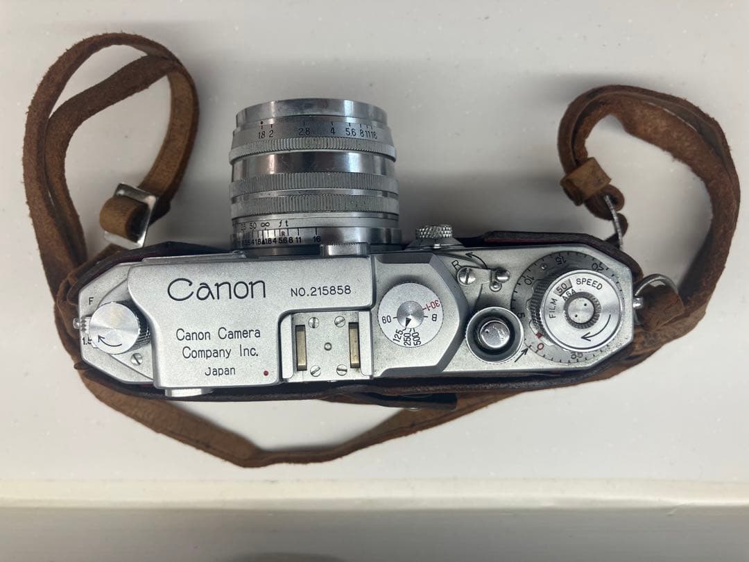 ジャンク　Canon NO.215858 f:1.8 50mmヴィンテージレトロ
