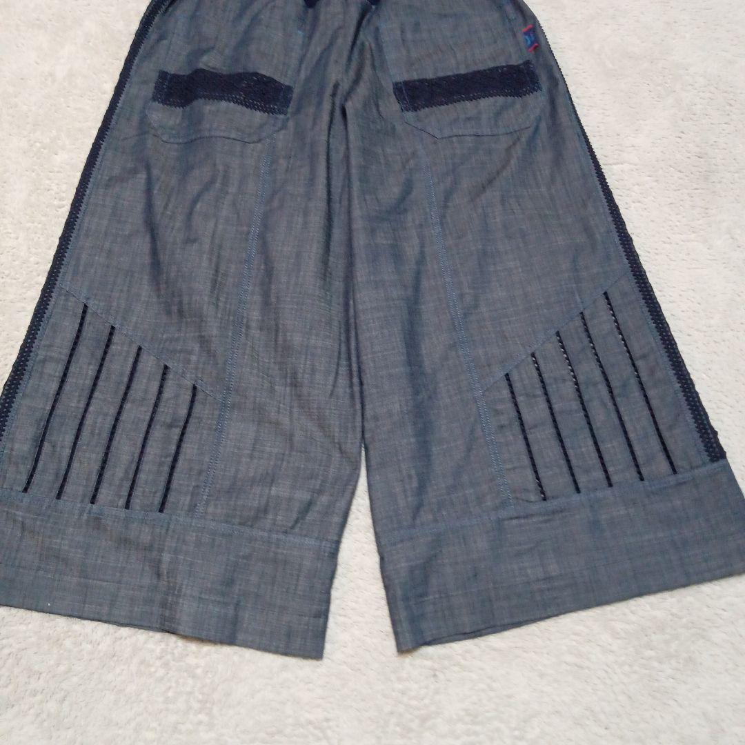 an吉 アンキチ センソユニコ デニム クロップド ワイドパンツ