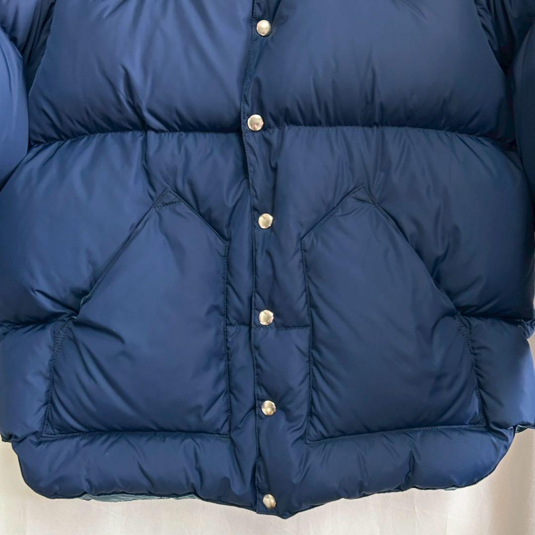 ププ美品ロッキーマウンテン レザーヨークダウン