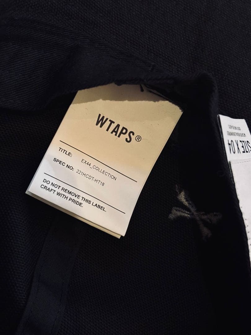 【美品】WTAPS/Crossbones Hat/BLACK×WHITE