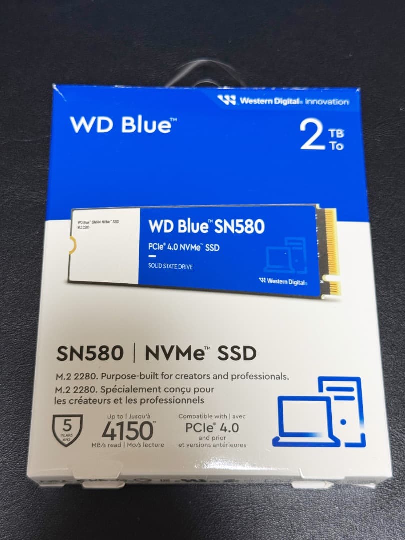 s*e様 WD Blue SN580 NVMe SSD - 2 TB
