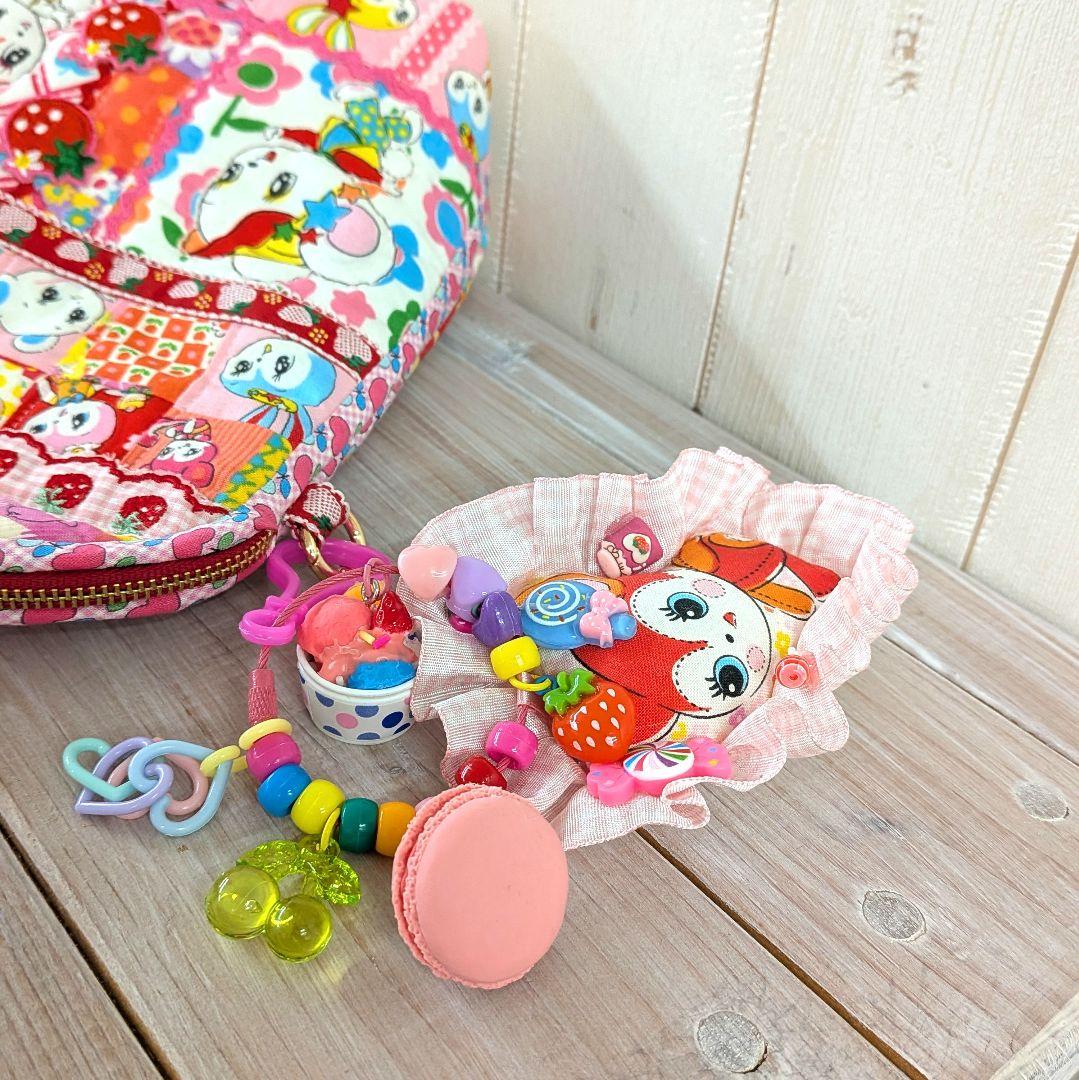 ☆いろは❤️ハニーチューン大きな ポーチバッグ♥ ショルダー紐付きセット♥