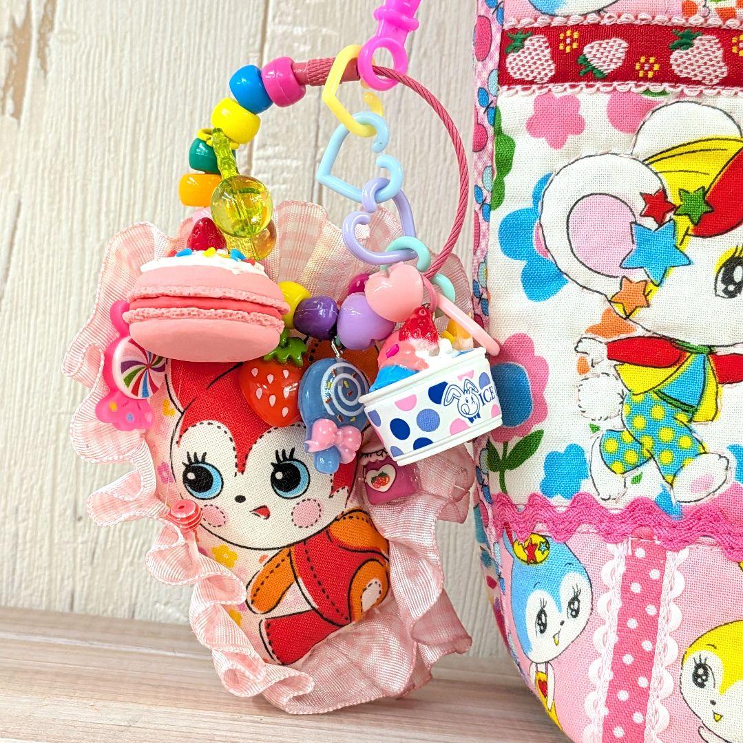 ☆いろは❤️ハニーチューン大きな ポーチバッグ♥ ショルダー紐付きセット♥