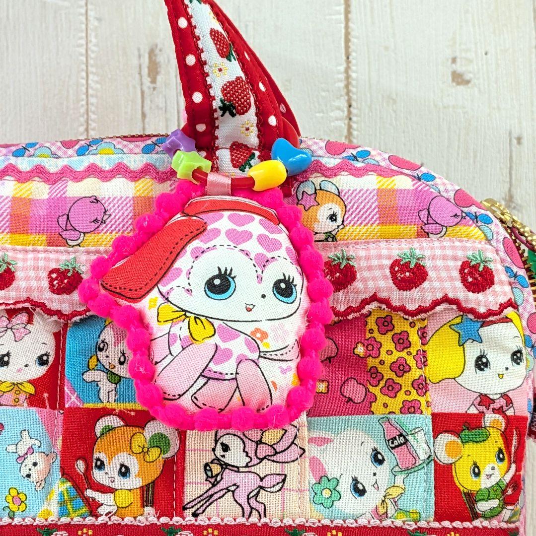 ☆いろは❤️ハニーチューン大きな ポーチバッグ♥ ショルダー紐付きセット♥