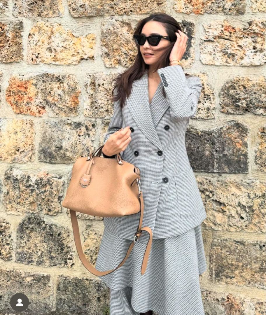 【タキマキ愛用】Joseph ジョセフ チェック テーラードジャケット 36