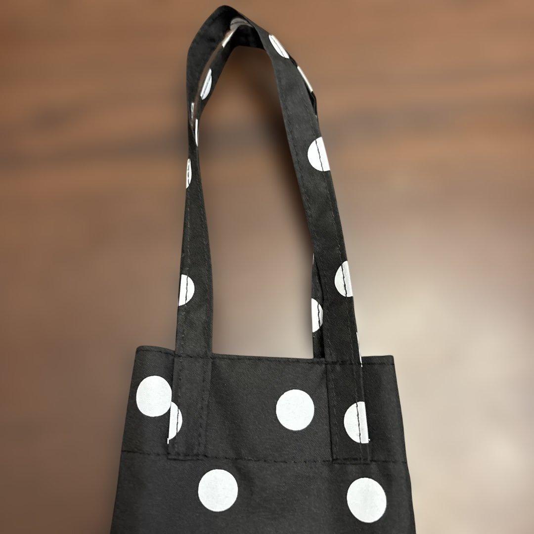 Traditional Weatherwear 折りたたみ傘 黒水玉