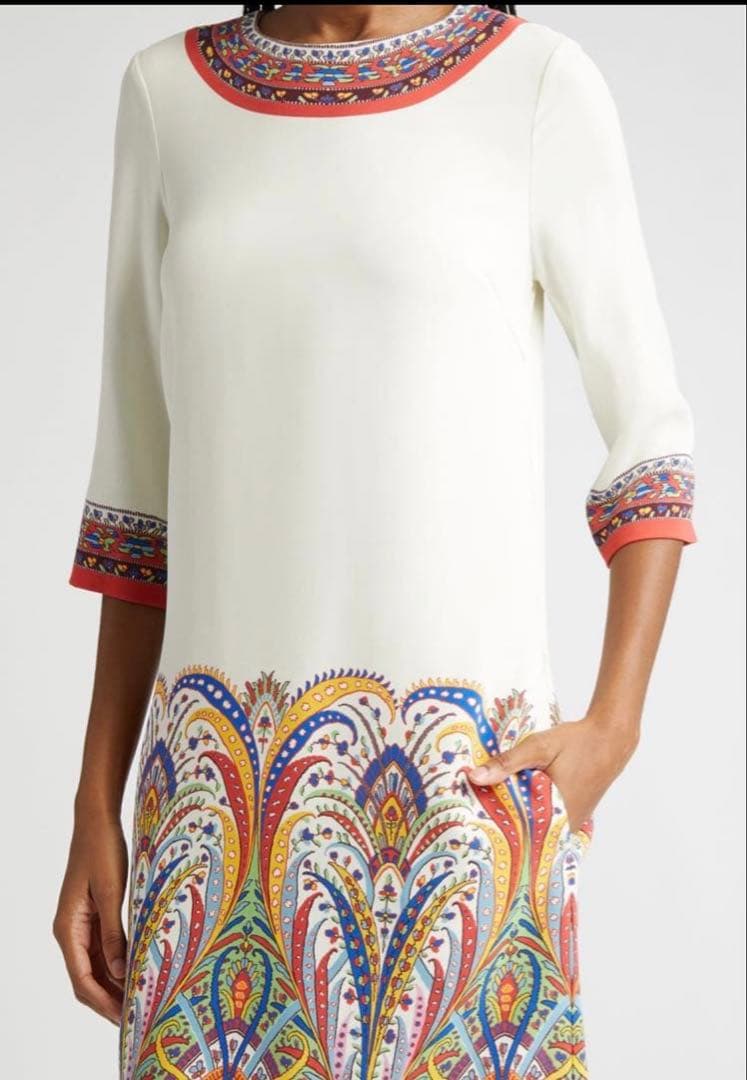 最終値下げ セール☆未使用 24万 ETRO エトロ 洗練 プレシャス ドレス