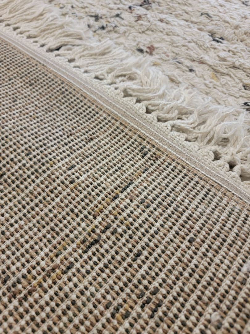 リセノ　BIANCA LINE DOT 135×190　ウィルトン織りラグ