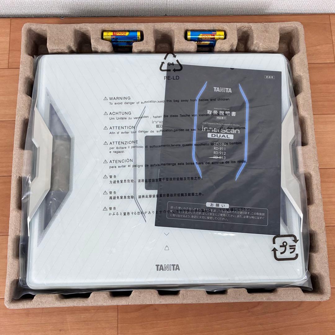 【新品未使用】タニタ インナースキャン デュアル　RD-911-WH 体組成計