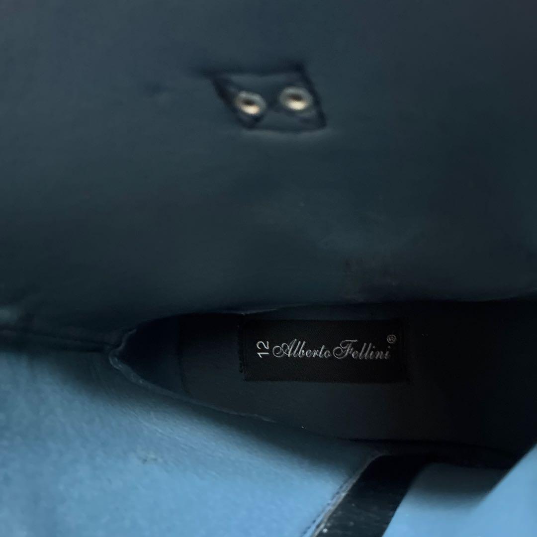 ブラックレザーウエスタンブーツ