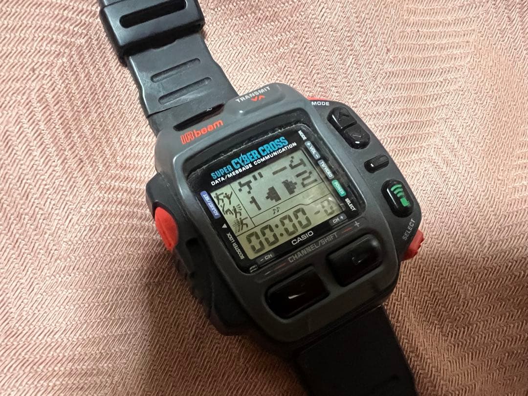 激レア CASIO SUPERCYBER CROSS 光通信ウォッチJG-200