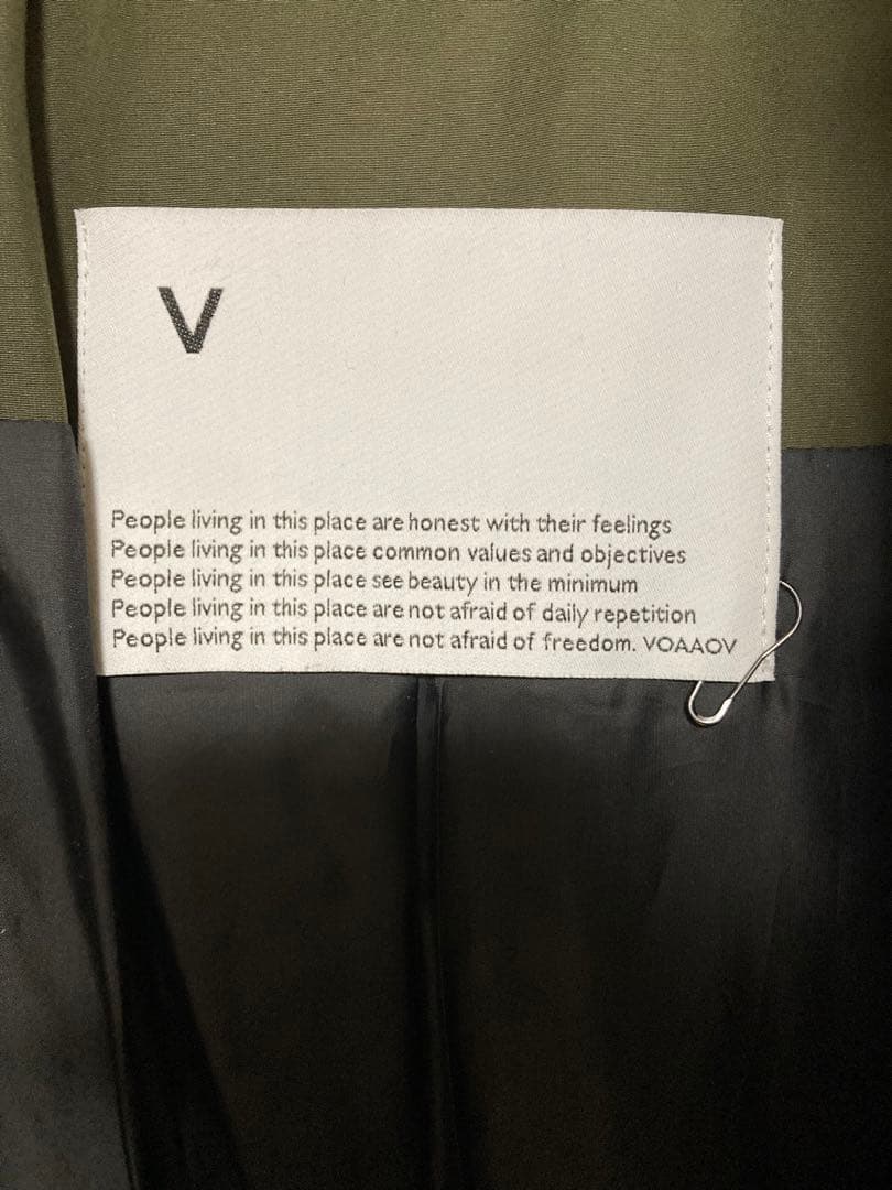 VOAAOV モッズコート オリーブグリーン