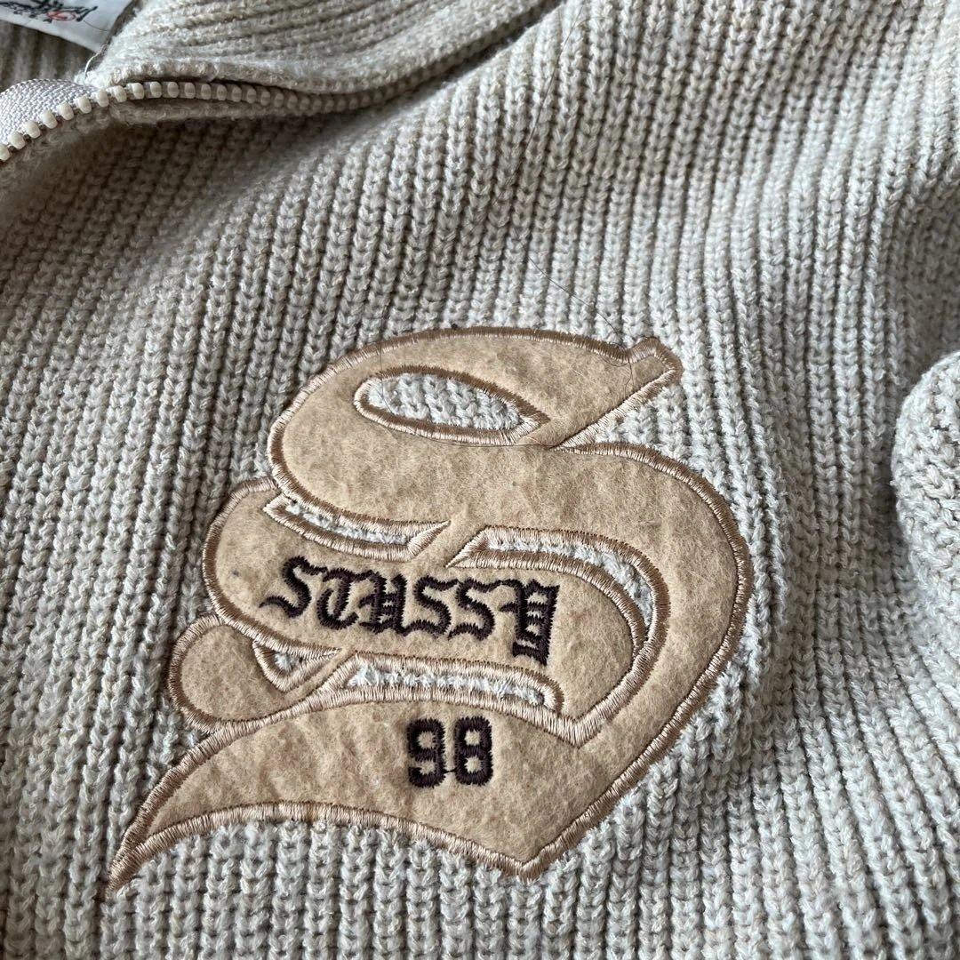 ステューシー　USA L ニットブルゾン