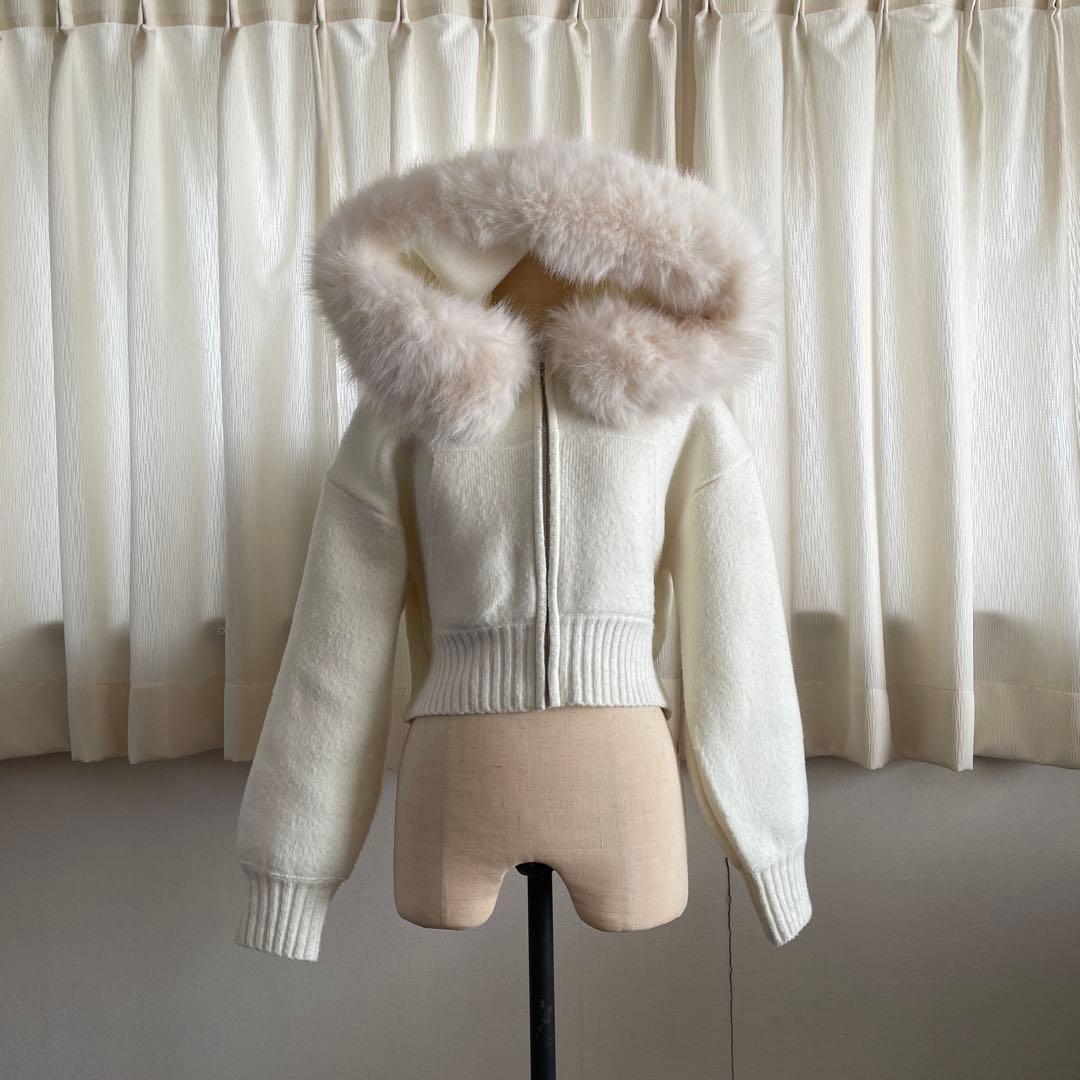 a*a様 ウサギオンライン限定　スナイデル　ファーフードパーカー