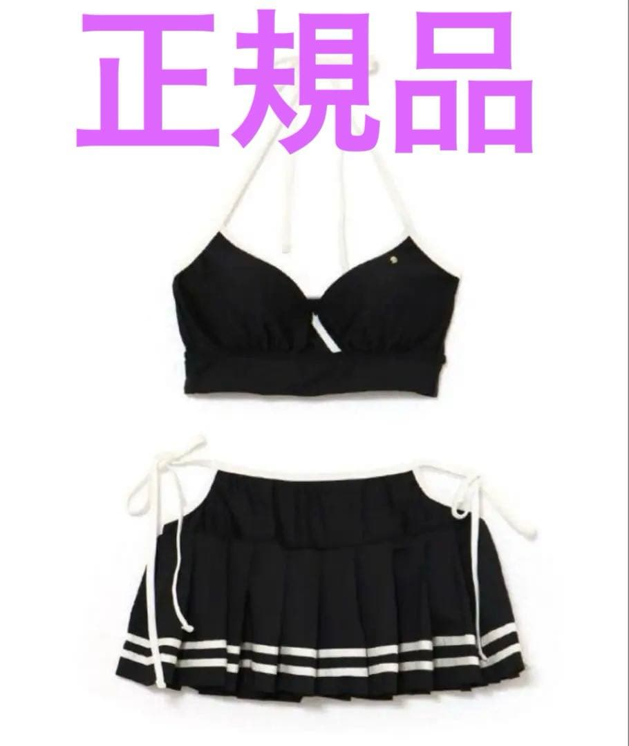 正規品　andmary Coco pleats swimwear Black