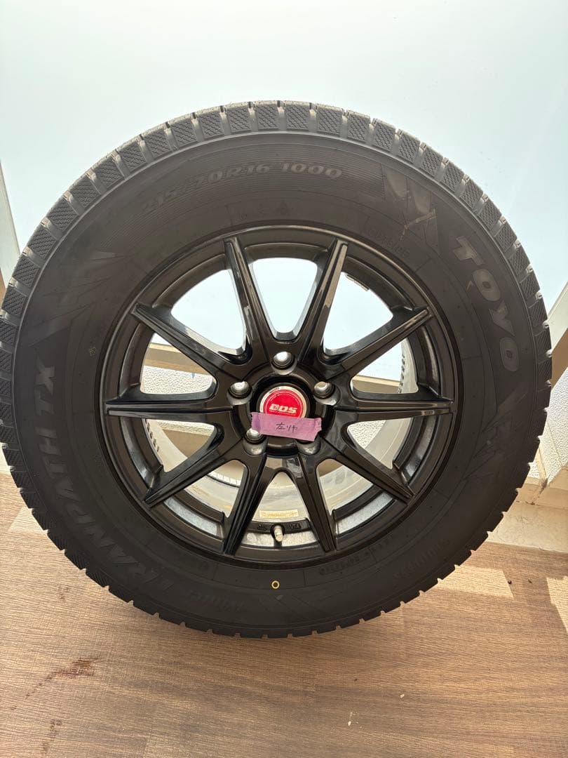 2024年製　美品　トランパス TX ウィンタータイヤ 215/70R16