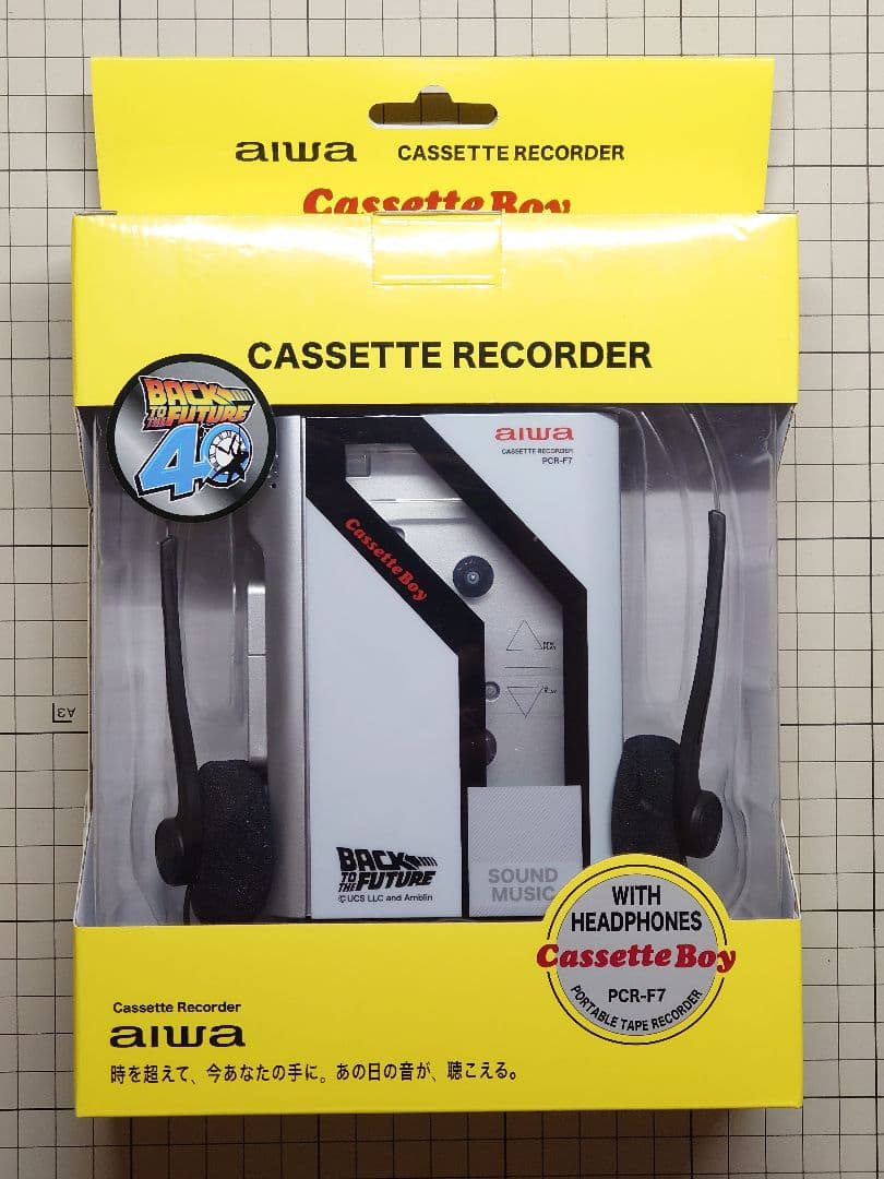 バック・トゥ・ザ・フューチャー 40周年 ドンキコラボ aiwa PCR-F7