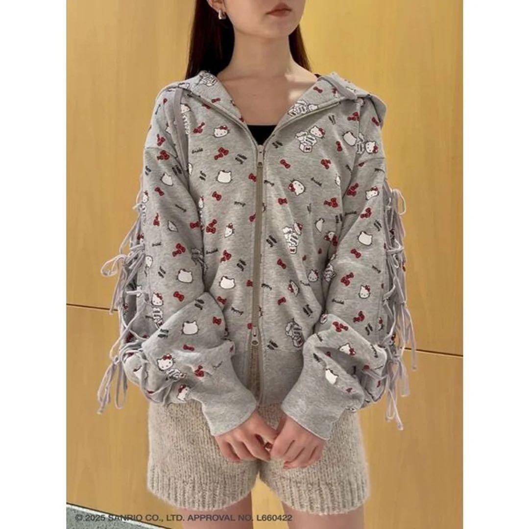 snidel★【HELLO KITTY】レースアップパーカー