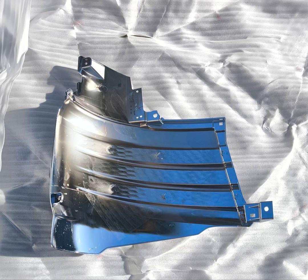 新型スーパーグレート 標準キャブ用 メッキ コーナーパネルロア左右 セット