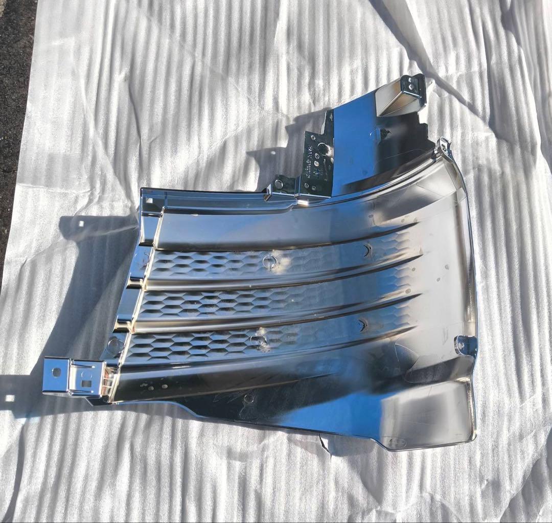 新型スーパーグレート 標準キャブ用 メッキ コーナーパネルロア左右 セット