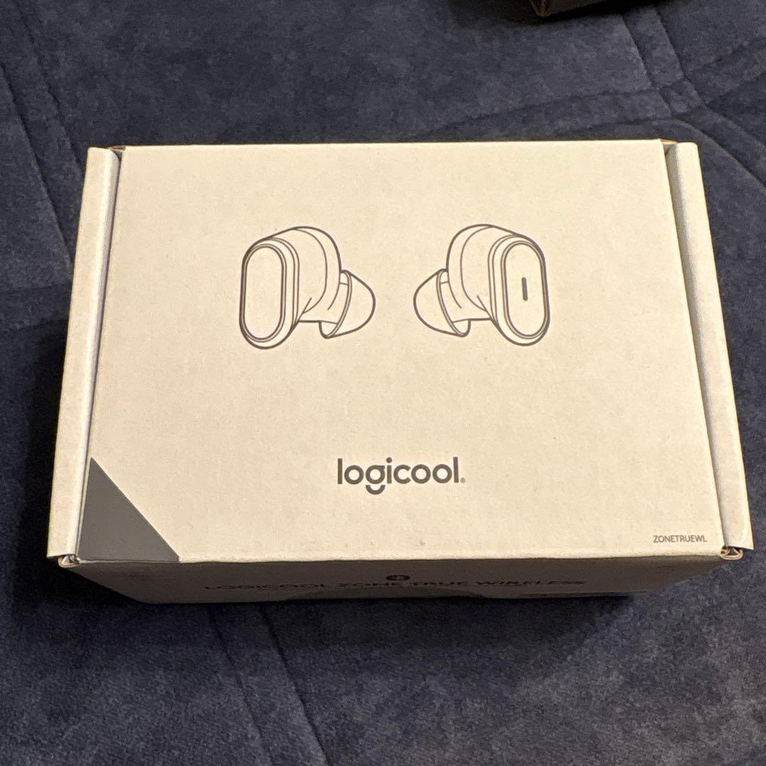 logicool ワイヤレスイヤホン グレー