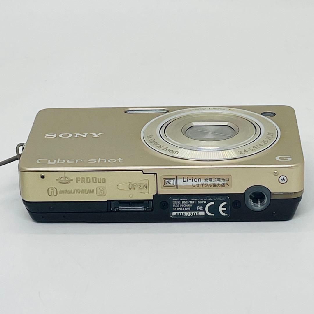 SONY ソニー　コンパクトデジタルカメラ　DSC-WX1 ゴールド
