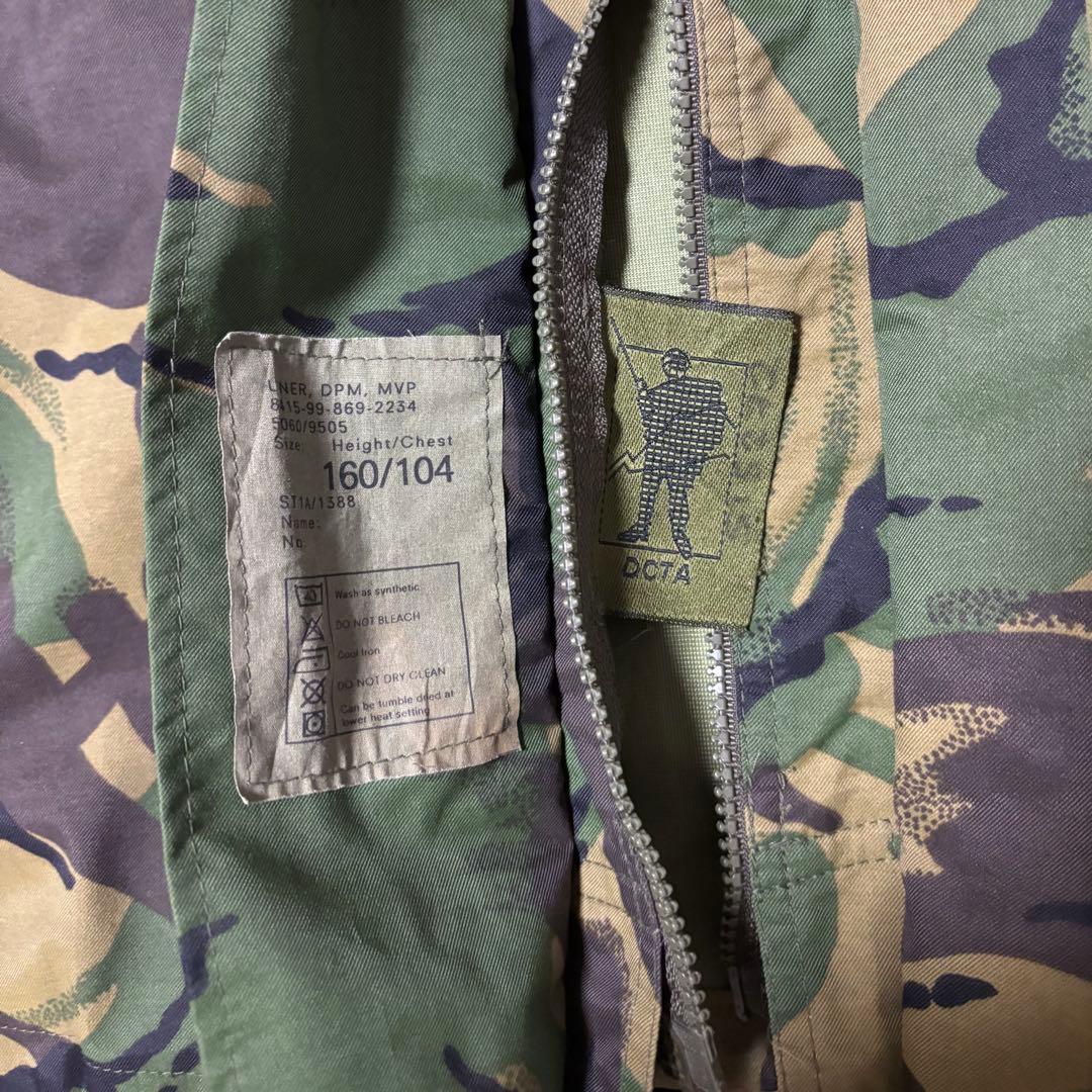 【イギリス軍実物】DPMカモ ゴアテックス シェルパーカ サイズ160/104