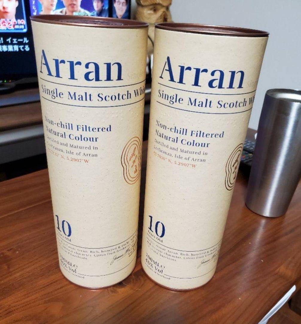 【新品】希少品　THE ARRAN(アラン) 10年　ウイスキー700ml　2本