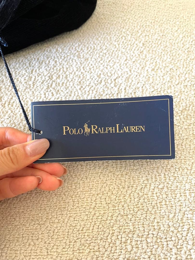 新品タグ付き RALPH LAURENコーデュロイパンツ　ブラック　イタリア製