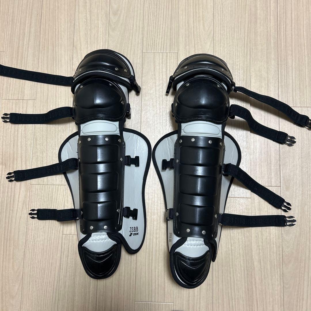 美品 SSK 少年 キャッチャー 防具 プロテクター レガース ２点セット