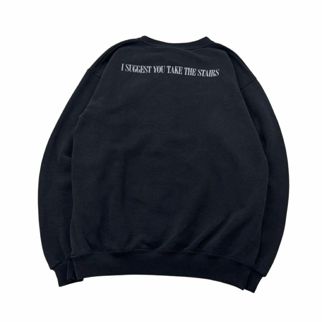 90s Disney タワーオブテラー ミッキー スウェット フェード 黒