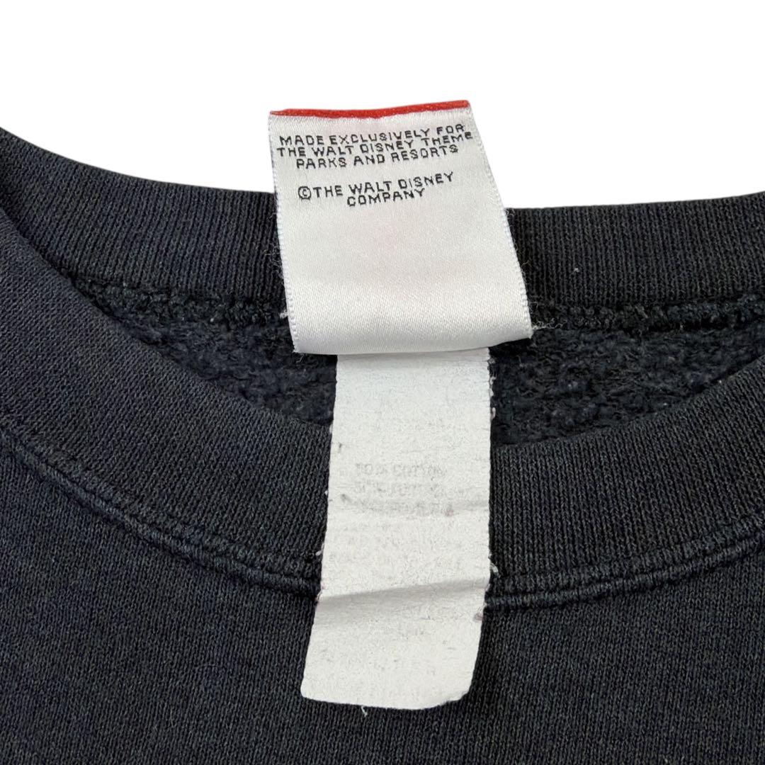 90s Disney タワーオブテラー ミッキー スウェット フェード 黒