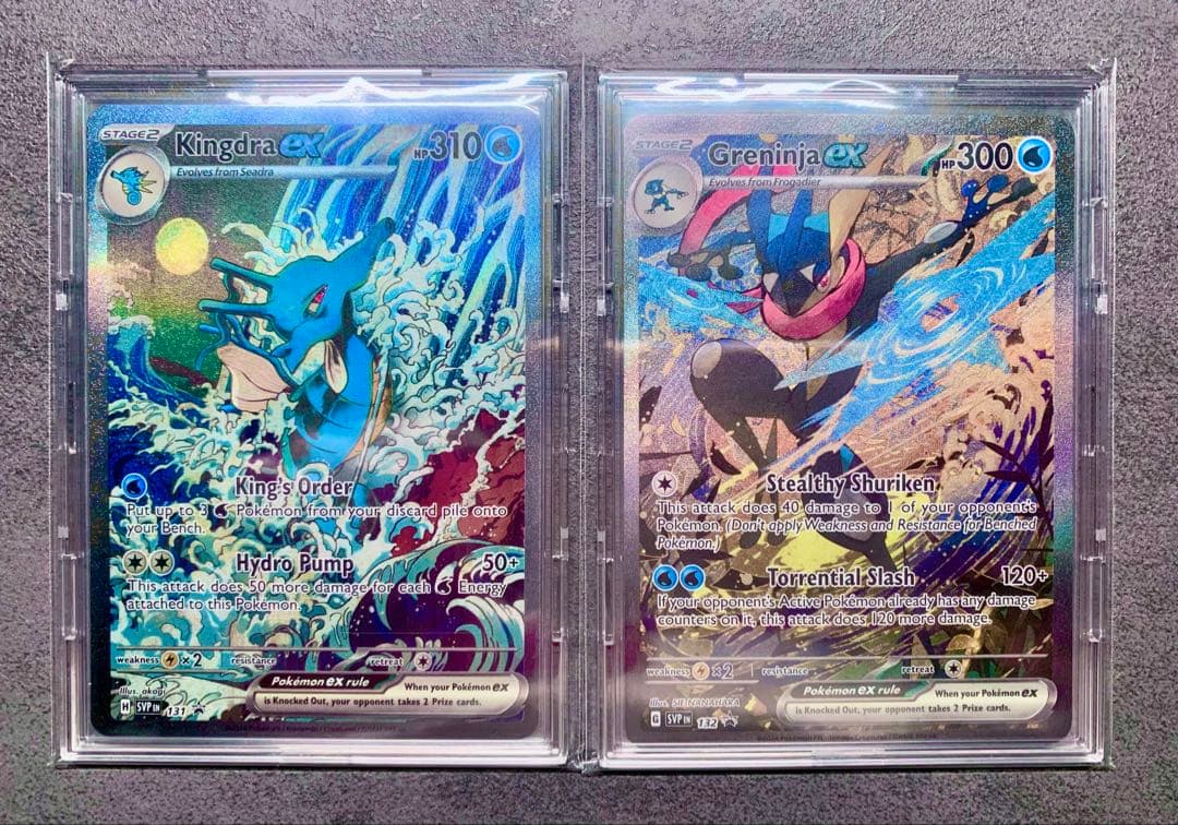 英語版 ゲッコウガex キングドラex プロモ 海外限定絵柄 ポケモンカード