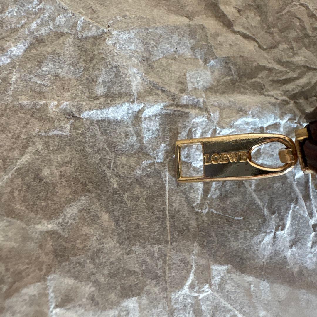 ロエベ　小銭入れ　こげちゃ色