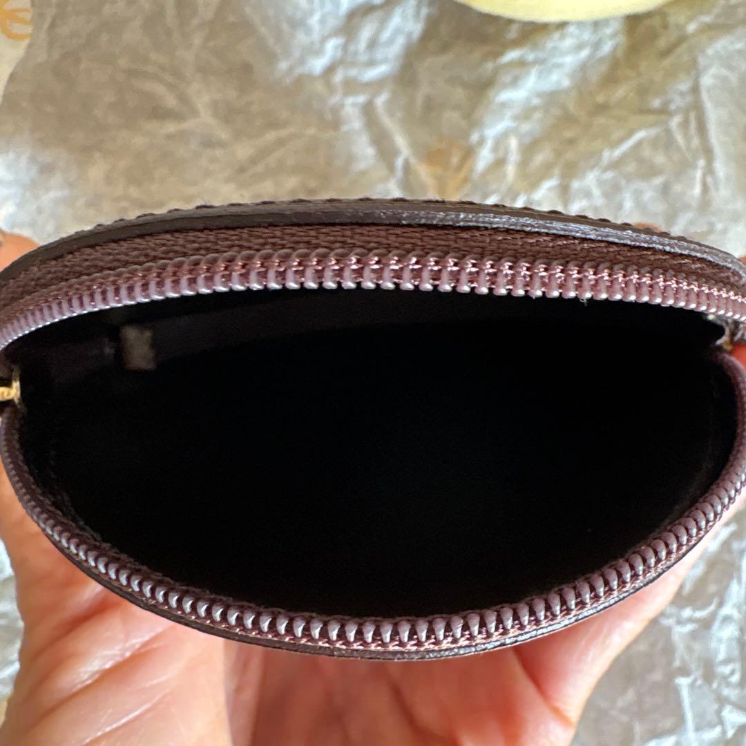 ロエベ　小銭入れ　こげちゃ色