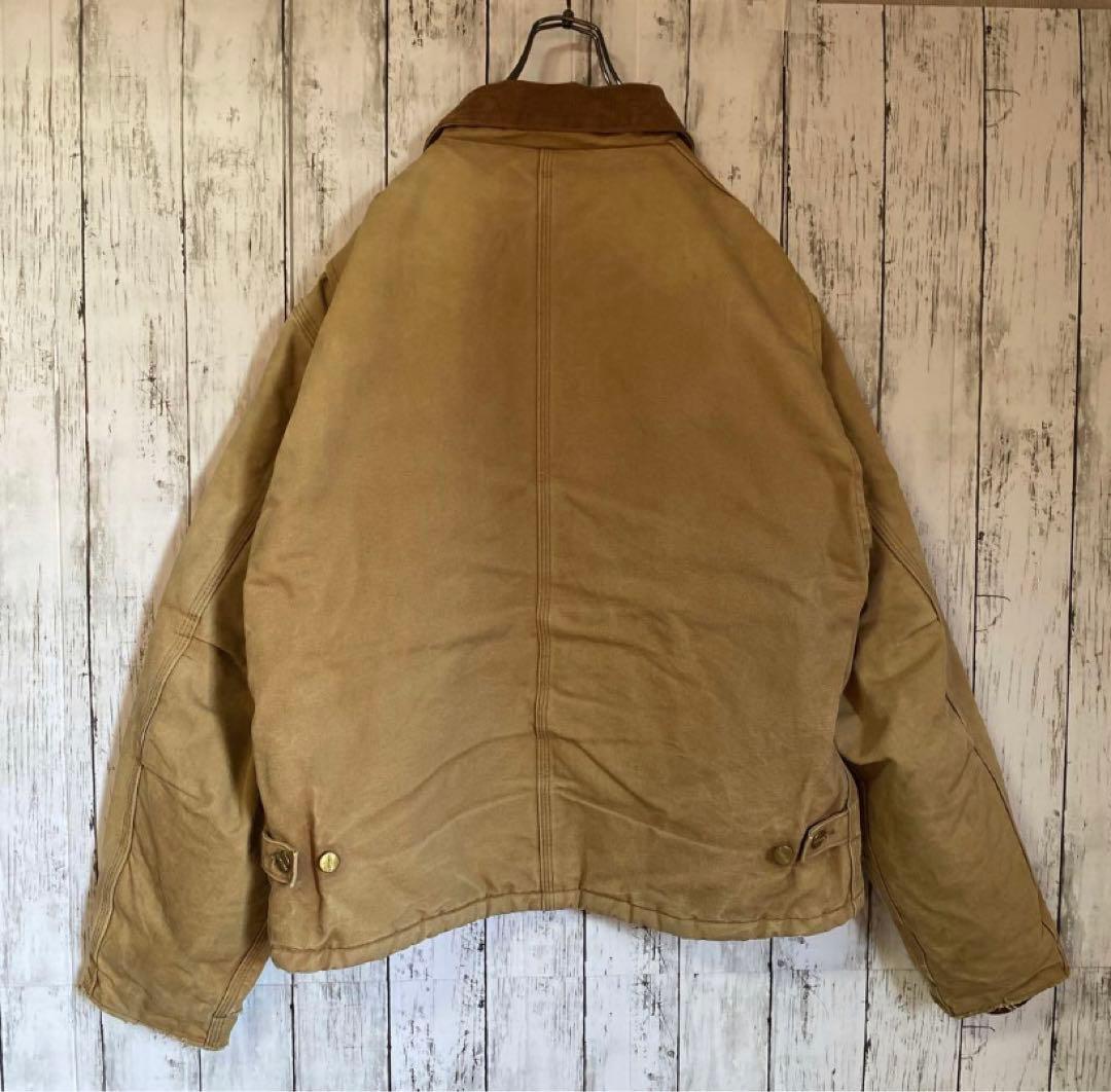 【海無し県】カーハート トラディショナルジャケット J02 ブラウン 44